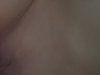 POV: side view; pawg wife takes husbands cream pie (New year)