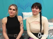 Amelia Ivory and Adalind Gray Chat Before Their QueerCrush Scene 4/16