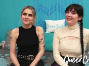 Amelia Ivory and Adalind Gray Chat Before Their QueerCrush Scene 7/16