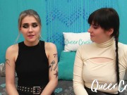 Amelia Ivory and Adalind Gray Chat Before Their QueerCrush Scene 8/16