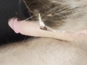 she sucks the mechanic to receive a facial and cum in her mouth 11/16