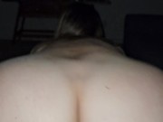 Hot Milf didn't have any cash for the delivery driver, found another way 9/16