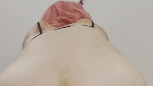 This kitten loves stuffing her butt - Lana Amira