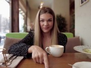 Makes me cum in restaurant - public sex 3/16