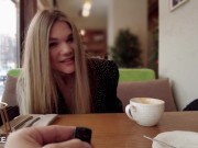 Makes me cum in restaurant - public sex 4/16