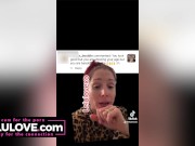 Big boobs babe sharing plans for New Year's, behind the scenes date night, asshole puckering pussy spreading - Lelu Love 5/16