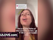 Big boobs babe sharing plans for New Year's, behind the scenes date night, asshole puckering pussy spreading - Lelu Love 6/16