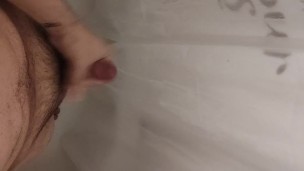 Cum shot in shower in Argentina