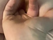 STEPDAUGHTER GIVES STEPFATHER A PROSTATE MASSAGE WITH 4 FINGERS AND BIG DILDO 5/16