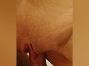 Fucking my wife in a hotel room & record her blonde big tits🍒cum inside her pussy💧homemade vedio 12/16