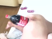 Amateur Latina Butt Fucked With a huge Cola Bottle 5/16