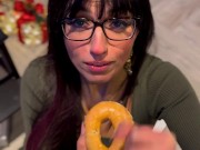 Aaliyah Yasin loves her doughnuts extra glazed 12/16