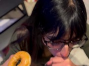Aaliyah Yasin loves her doughnuts extra glazed 7/16