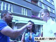 Hot brunette babe gets fucked by a BBC 2/16