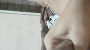 Corrida de una chica transexual linda