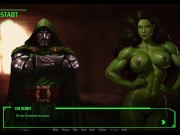 My Lawyer Got Fat Green Tits And Ass - All She-Hulk Scenes - Behind The Doom 8/16