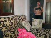 SHE SPITS ALL OVER HER TITSBAND OVER MY DICK I LOVE IT 2/16