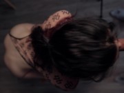 Obedient girl Lana is filled in all holes 13/16