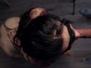 Obedient girl Lana is filled in all holes 14/16