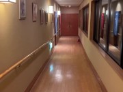 A Japanese couple enjoys a hot spring, then they do stocking costume and have sex 2/16