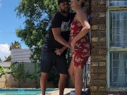 Almost fucked my best friends wife poolside outdoor 3/16