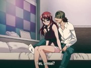 Big Boobed Teacher with Glasses Likes to Fuck in Missionary | Hentai 1/16