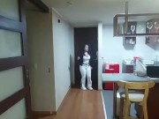 My neighbor is very voluptuous and I can't stop 2/16