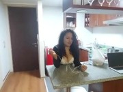 My neighbor is very voluptuous and I can't stop 4/16