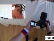 Brooklyn puts a toy in her pink pussy 13/16