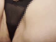 [Personal shooting of a married woman] Her panties become wet when she is fingered while wearing her 1/16