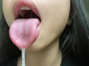 JOI Asian Cum Dumpster Begs For You To Stroke Your Cock And Nut In Her Mouth  | Hinasmooth 2/16