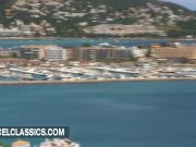 Double Penetration with a flight attendant in Ibiza 2/16