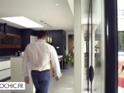 Hard orgy and DP with a brunette and a blonde 1/16