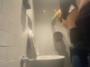 CHUBBY SHY GIRL FUCKED BY GF IN PUBLIC TOILET 15/16