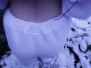 Sex in the car in the winter, warming up with pussy fucking 12/16