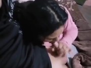 I invite my ex's bitch to watch Netflix and she ends up sucking me 4/16