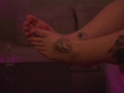 Fetiche de pies en mi master class