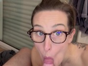 I suck him one last time today before going to bed and he ejaculates delicious sperm 6/16