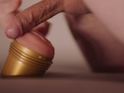 Swedish guy gently fucks his fleshlight 4/16