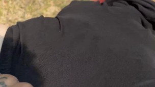 THICK RED HEAD GETS FUCKED OUTSIDE 💦😩😍