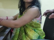 Indian hot Receptionist amazing XXX hot sex with Office Boss! 1/16