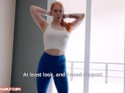 Stepbrother Helped Me Do a Sports Workout - MollyRedWolf 1/16