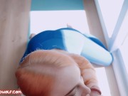 Stepbrother Helped Me Do a Sports Workout - MollyRedWolf 13/16