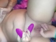 Just watching porn and fucking with him till he fucks my juicy pussy