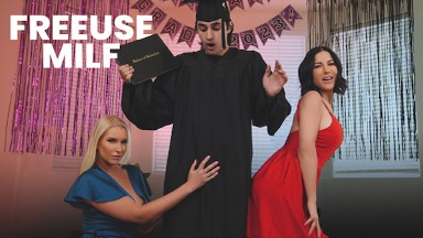 The Perks of Graduation by FreeUse Milf Featuring Vanessa Cage, Brooke Barclays & Elias Cash