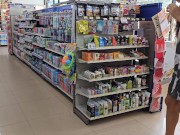 Public Flashing at 7Eleven #  NO PANTIES at shoping