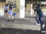 Petite Babes Francys & Luna Intense Lesbian Sex Outside - MAMACITAZ 2/16