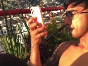 Le lleno de leche el culo de mi amiga mientras vemos un podcast en Monterrey 3/16