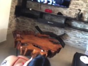 Le lleno de leche el culo de mi amiga mientras vemos un podcast en Monterrey 9/16