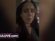 Big boobs babe shares behind the porn scenes adventures with stripping nude, cleavage tease, sexy talk and candid - Lelu Love 3/16